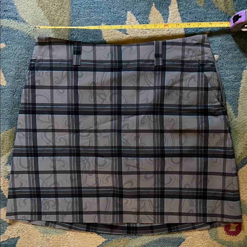 Nike Gray Plaid Skort 8